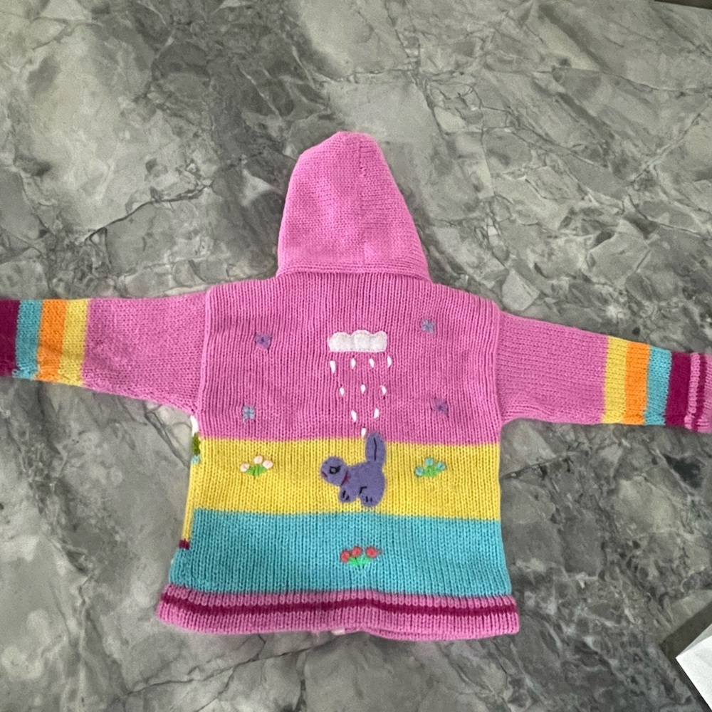Kid’s Peruvian Sweater - Pink